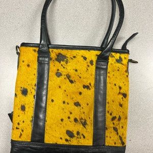 American Darling Yellow and Black Tote Bag